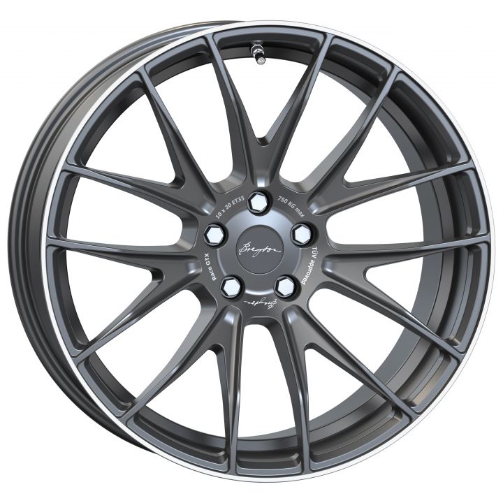 Breyton<br>Race GTX - Matt Gun Polished Lip (20x8.5)